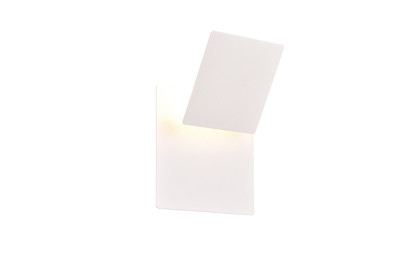 Aplica de perete Mio, TRIO, 18x6.5x18 cm, 6W, 1x SMD, metal, alb mat - imagine 7